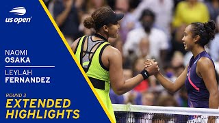 Naomi Osaka vs Leylah Fernandez Extended Highlights | 2021 US Open Round 3