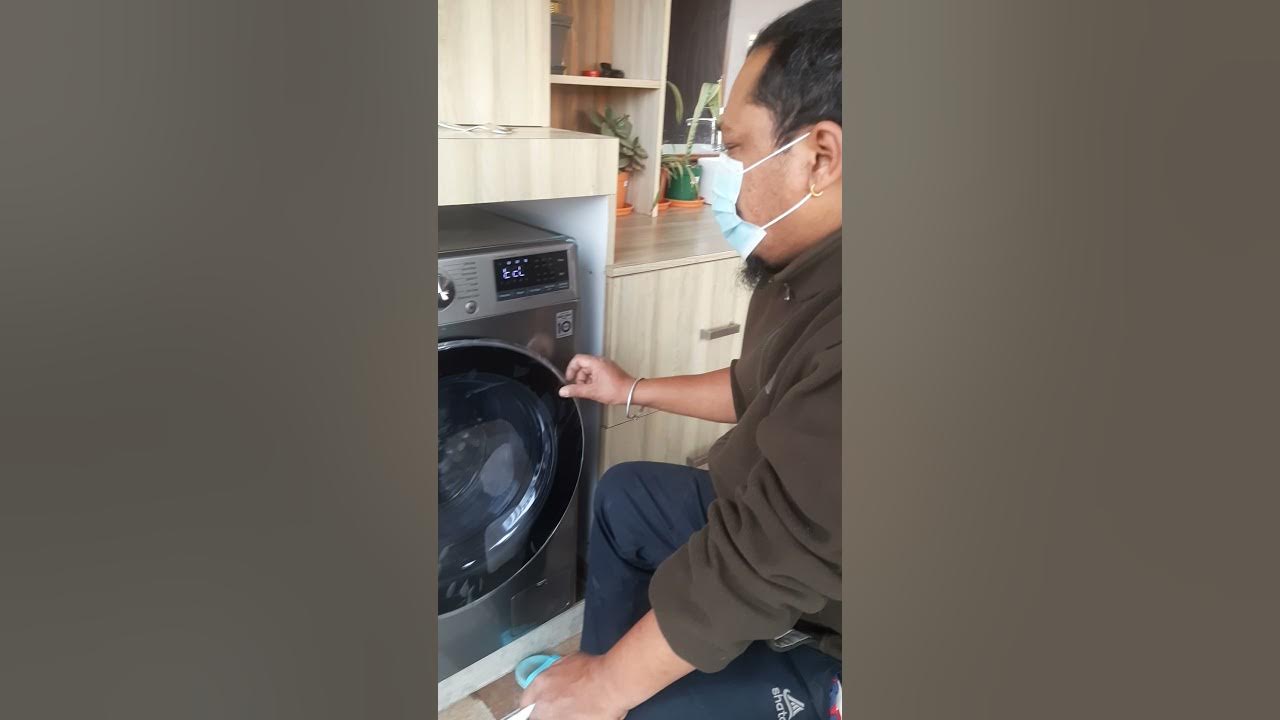 LG washing machine FV1408S4VN model demo.... YouTube