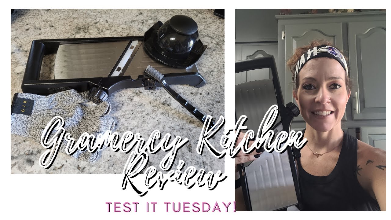 NEW*KITCHEN SLICER REVIEW//GRAMERCY KITCHEN 