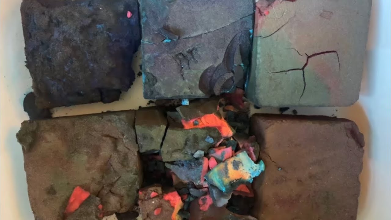 Colourful vibrant dyed gym chalk | gym chalk edits - YouTube