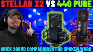 Tech Zone Audio Stellar X2 VS  The Lewitt LCT 440 Pure | Condensor Microphone Sound Comparrison