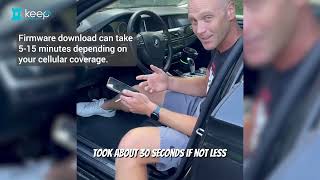 Keep Connect Car Alarm unboxing and installation video screenshot 3