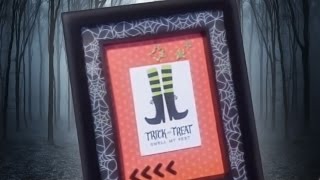 Spooktacular shadow box frame