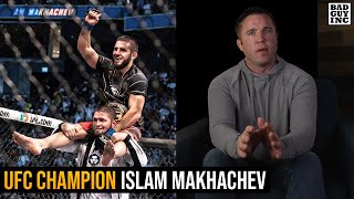 Khabib & Islam Makhachev’s POWERFUL moment in the cage at UFC 280…