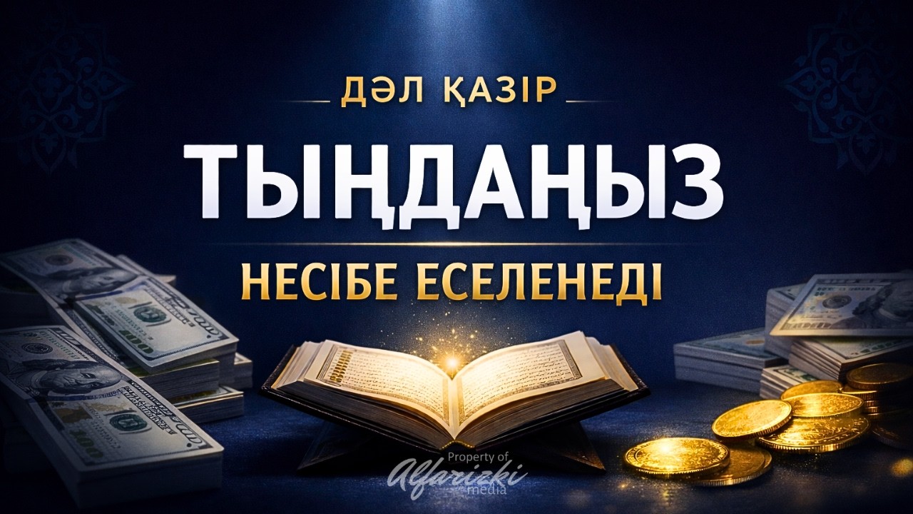 Дәл қазір тыңдаңыз! Жүрегіңіз тынышталып, несібеңіз еселеп артады — Ризық дұғасы мен Құран оқу