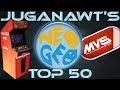 Top 50 Neo Geo Arcade Games of All Time! (in 4k 60fps)