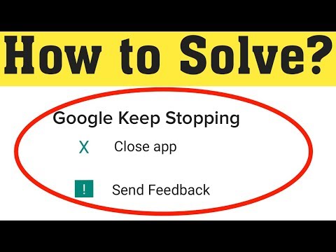 How To Fix Google Keeps Stopping Error In Android Mobile 2020 hqdefault