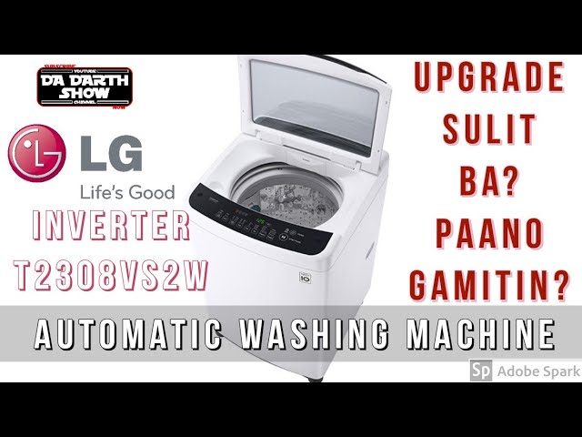Automatic Washing Machine Lg T2308vs2w Smart Inverter Turbodrum Youtube