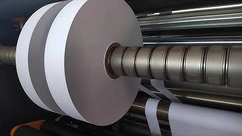 Jumbo Roll To Rolls Slitting Machine Rewinding With Slip Shafts Precisely Automatic Control Tension