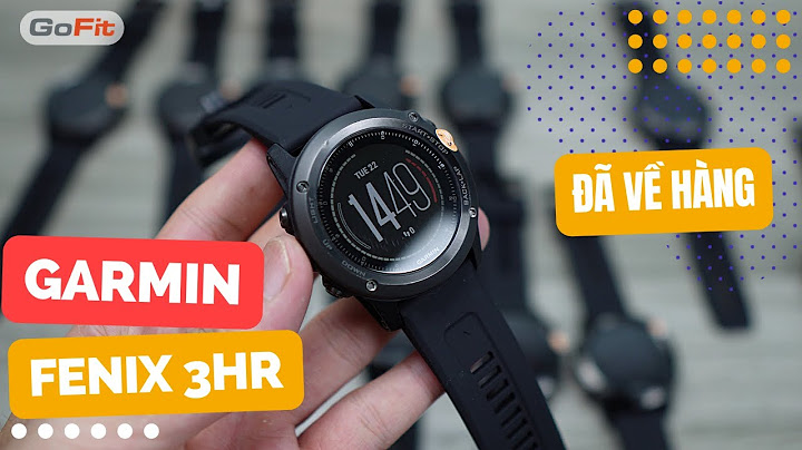 Đánh giá garmin fenix 3 sliver