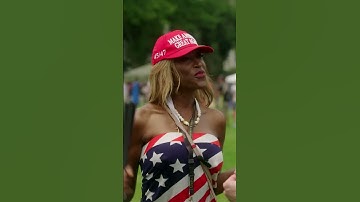 MAGA Fans Celebrate Trump & The Troops | The Daily Show