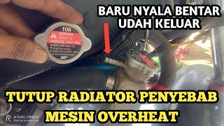 cara cek tutup radiator vixion old cegah Mesin overheat