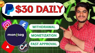 How To Make Money With Monetag | Daily $30 Earning | Best High CPM Ad Network 2025 Fast Monetisation