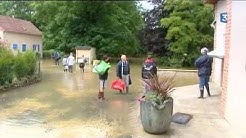Inondations dans la Nièvre: les habitants de Neuvy-sur-Loire peuvent enfin rentrer chez eux