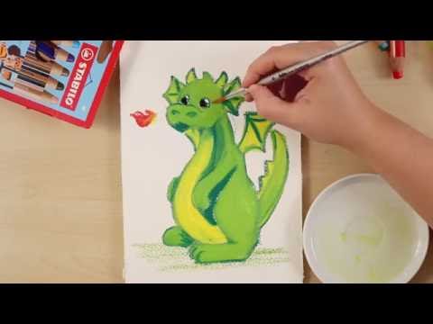 Video: Jak Nakreslit Draka Ve Fázích Barvami