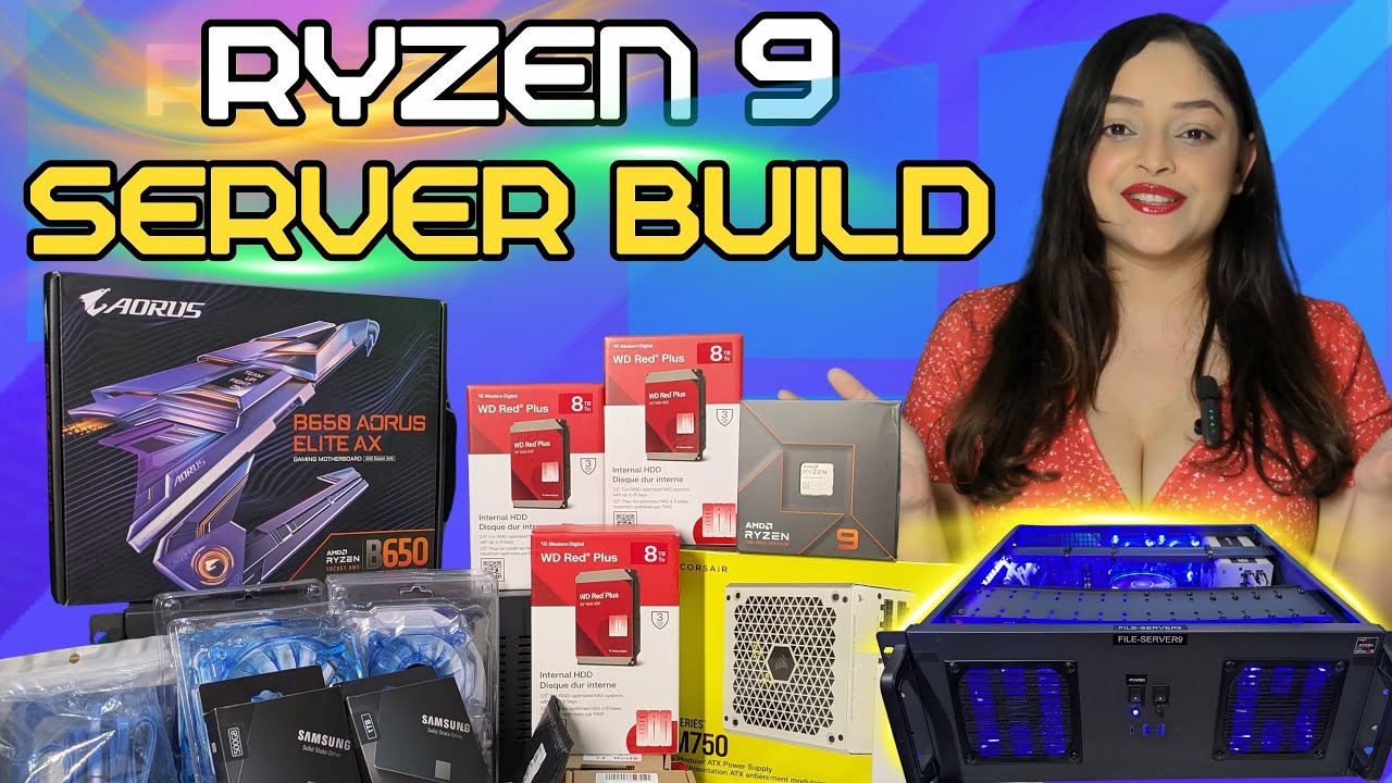 Сервер собран с 64 ГБ оперативной памяти DDR5 2025!