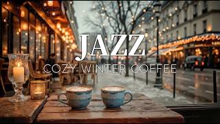 Cozy Winter Jazz Piano | Relaxing Coffee Shop Ambience | Smooth Instrumental Music