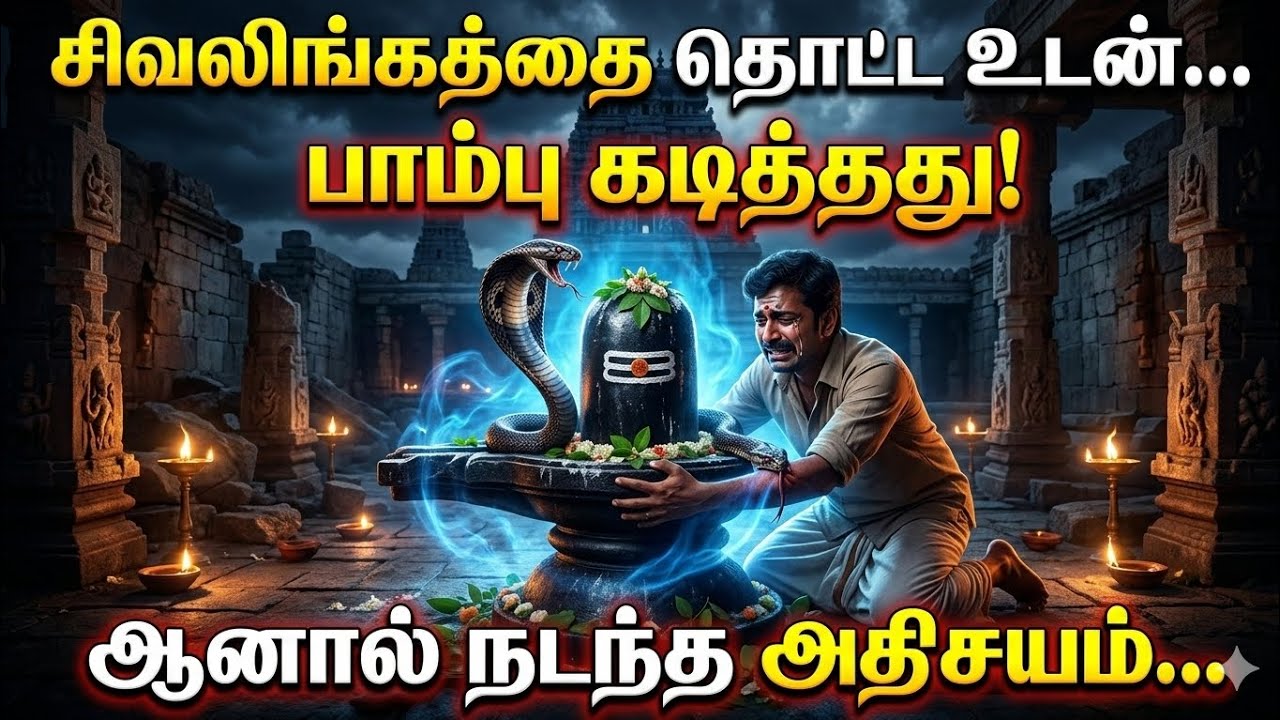 சிவலிங்கத்தை தொட்டவுடன் பாம்பு கடித்தது.. ஆனால் நடந்த மாபெரும் அதிசயம்! 🔱 | Lord Shiva Miracle Story