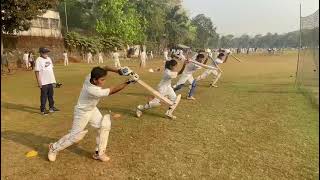 #12 Cricket Coaching Batting Drills - Stationary Ball On Drive Batting Practice (Circuit Training)