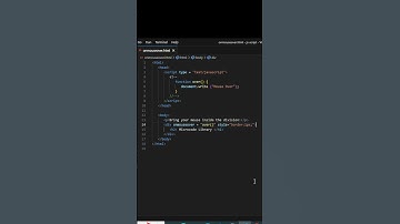 Onmouseover Spectacle in JavaScript: Prepare to be Amazed! | #shortsvideo  #viral