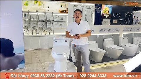 TDM.VN | Review bồn cầu nắp rửa cơ INAX AC-939/CW-S15VN bàn cầu 1 khối