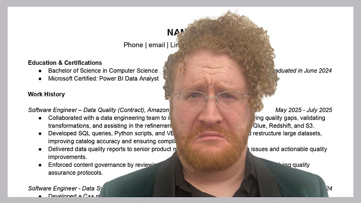 Software Engineer Resume Is TERRIBLE, But We Can Fix It | Recruiter Reviews Resumes EP 176