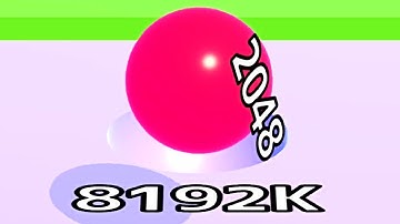 Ball Run Infinity Number Up To (128M, 256M, 512M, 1024M) ! All Levels Gameplay Part 292 android, ios