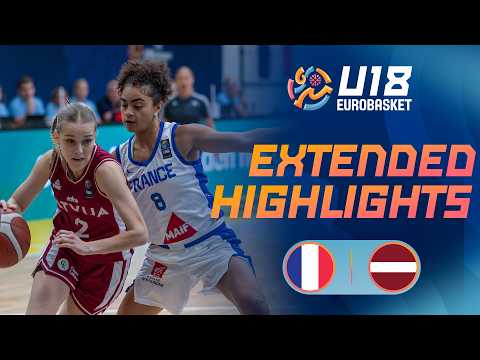 Quarter-Finals: France 🇫🇷 vs Latvia 🇱🇻 | Extended Highlights | FIBA U18 Women's EuroBasket 2026