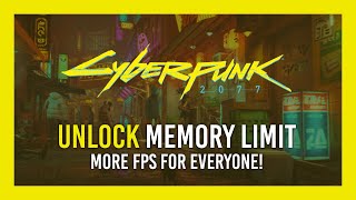 Unlock Memory Budget for WAY more FPS?!   Benchmark | Cyberpunk 2077!