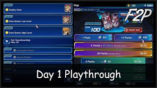 NEW ACCOUNT PLAYTHROUGH DAY 1 (April 2024) [Yu-Gi-Oh! Duel Links]