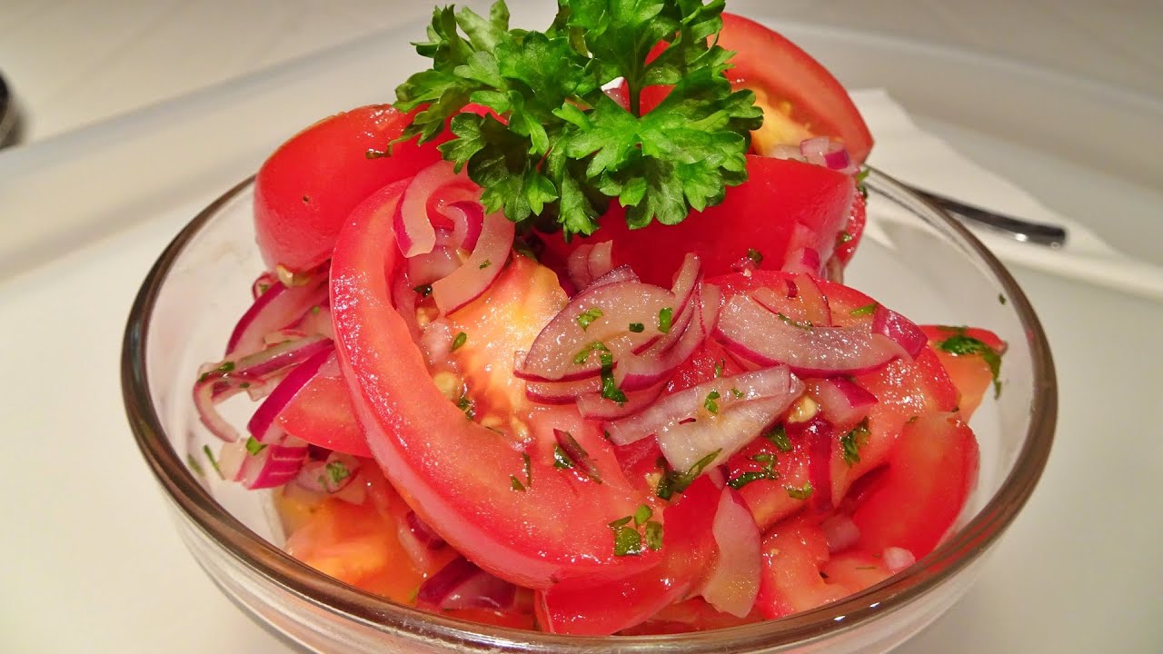 Ízletes paradicsomsaláta ( egészséges, vitamindús ) / @RezsóKonyha