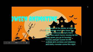 Jacob Ortiz - [Template] Halloween Poem/Animation - Google Slides