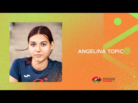 Rising high jump star Angelina Topic | World Athletics U20 Championships