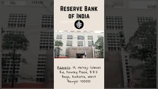 RISERVE BANK OF INDIA ?| fairley place | Kolkata | India. #rbibank #bank #rbi
