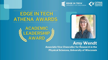 EDGE in Tech Athena Awards 2024 |  Academic Leadership Award - Amy Wendt