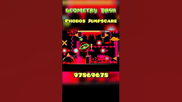 PHOBOS Jumpscare In Geometry Dash 😱 #geometrydash #trending #shorts #gd #robtop