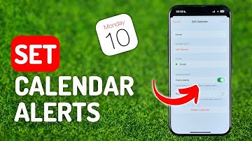 How to Set Calendar Alerts on iPhone