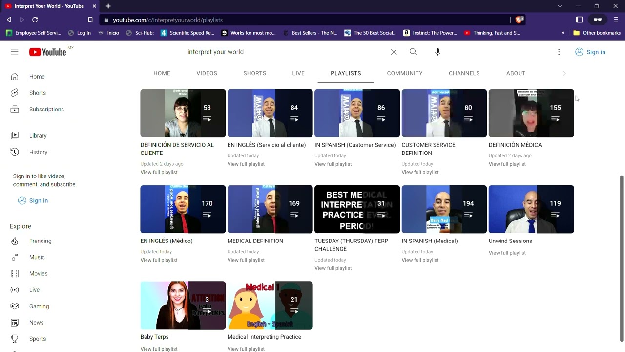 ОБЩАЯ ИНФОРМАЦИЯ – Плейлисты | РУКОВОДСТВО ПО КАНАЛУ