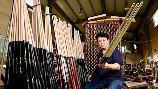 Billiard Cue manufacturing process. Best woodworking master in Korea.