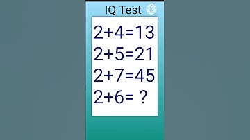 iq test series | maths puzzle question