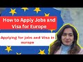  webinar alert how to apply jobs and visa for europe   applying for jobs and visa in europe