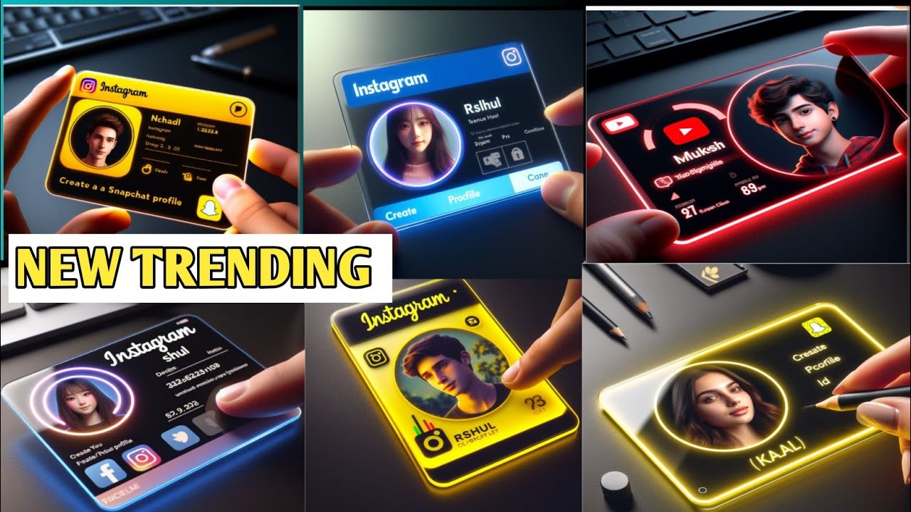 How to create 3d ai social media image || Instagram trending profile ...