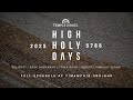 Welcome to the High Holy Days 2025/5786