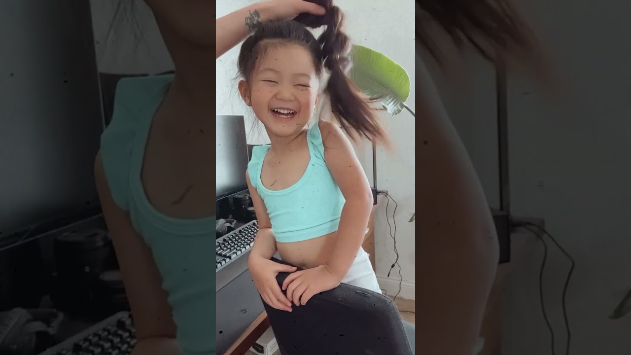 Wait till the end! POV: Your daughter has never had a haircut 💇🏻&zwj;♀️