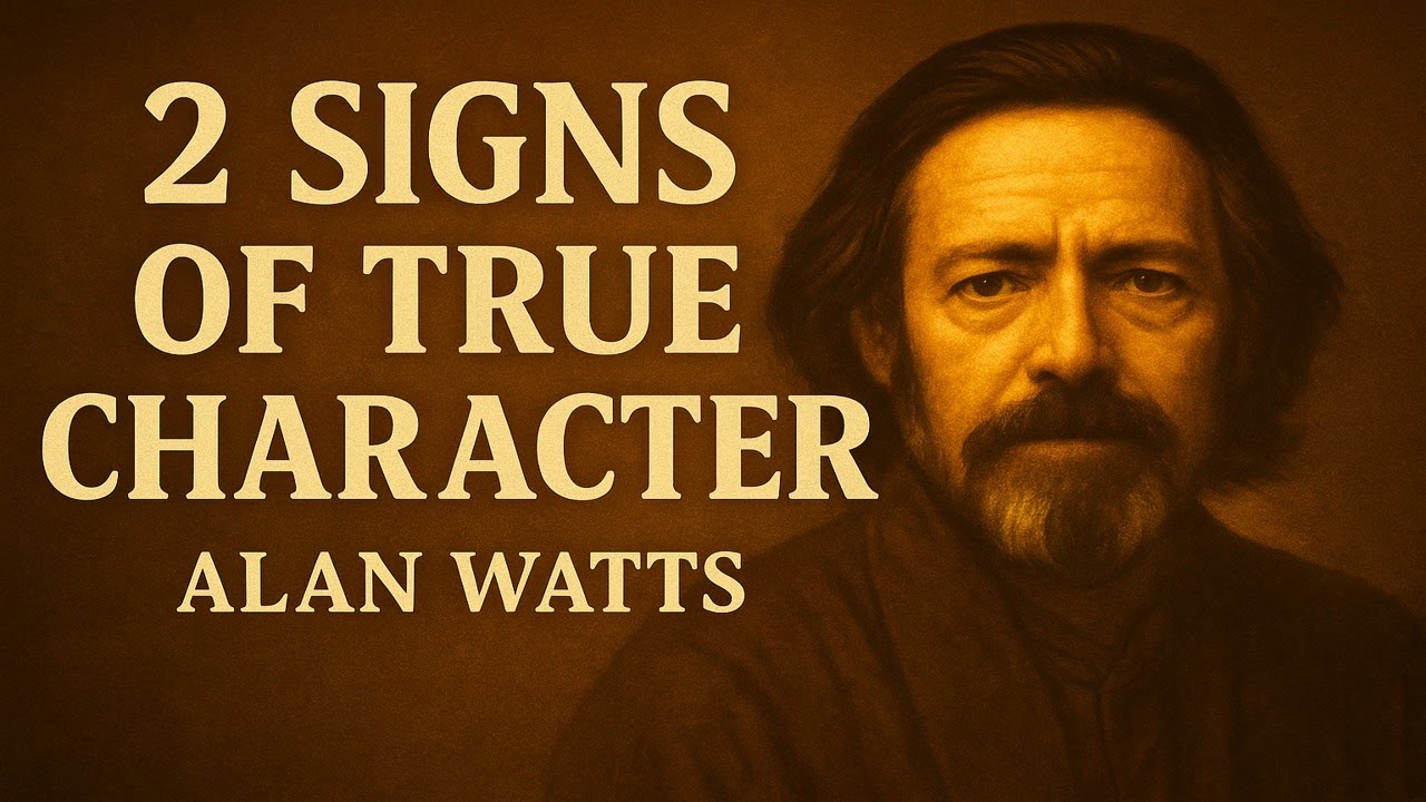 The Two Things That Expose True Character – Alan Watts