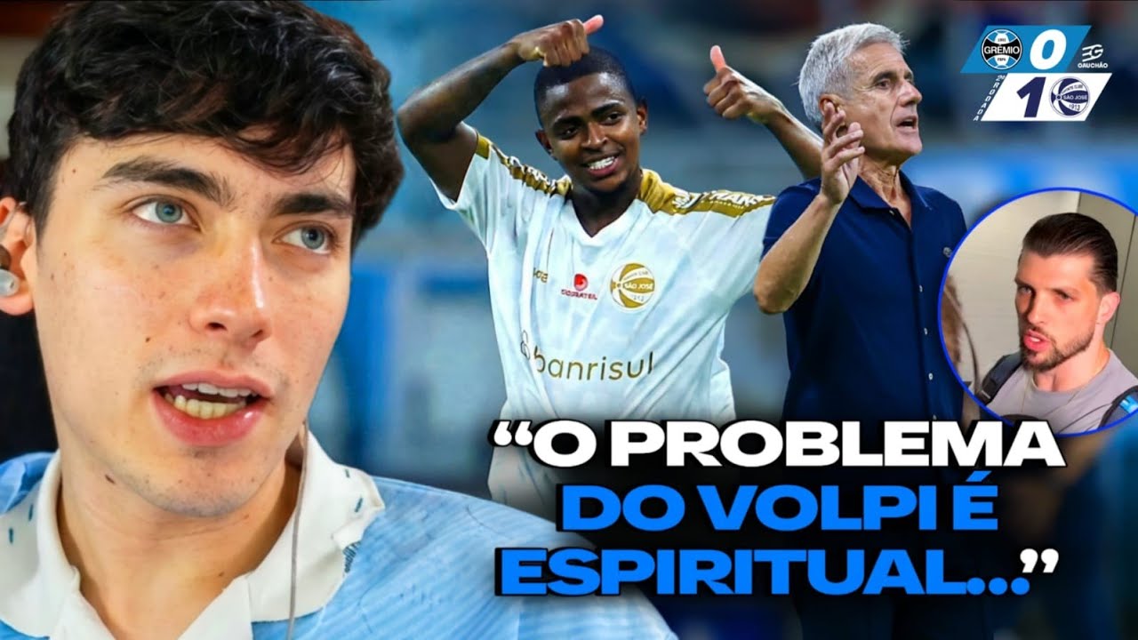 CHORUME REAGE A GREMIO 0X1 SAO JOSE! PARTIDA TENEBORSA DOS RESERVAS!