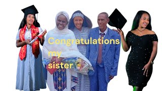 Congratulations my sister bagaa gamade hadhoo koo