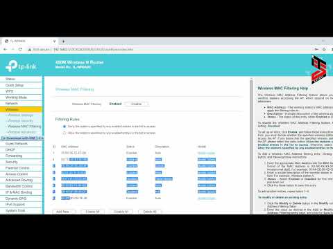 how to mac filter in tplink wifi router 2023
