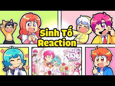 HIHA VÀ SINH TỐ TEAM REACTION AUT LOVE YOU REMIX TRONG MINECRAFT *HIHA REACTION 😍🤩