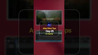 💥After Effects Series Day 25😍 Use CC Rain Fall Effect☝️ #edit #viral #aftereffects #edit #ccrainfall